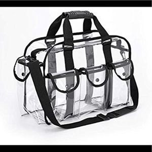 Large clear makeup bag